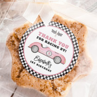 Pink Race Car Fast One Girl Birthday Party