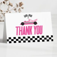 Pink Race Car Racecar Baby Shower