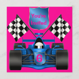 PINK Racing Invitation