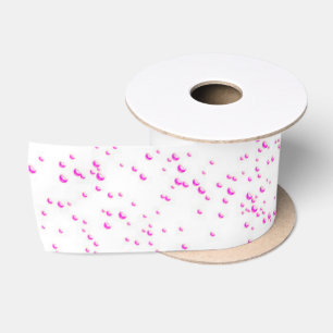 Pink Rain Ribbon Satin Ribbon