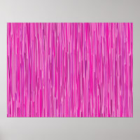 Pink Rain Vertical Striped Art