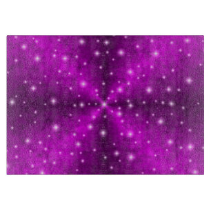 Pink Rainbow in Elephant Skin Leather optics Cutting Board