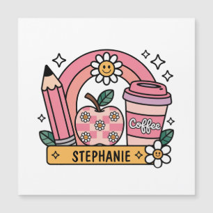Pink Rainbow Teacher Essentials – Personalised