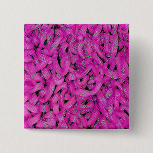 Pink Ramen 15 Cm Square Badge