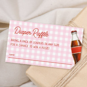 Pink Ready to Pop Soda Cola Custom Enclosure Card