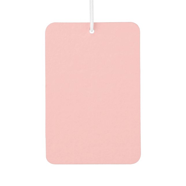 Pink Rectangle Air Freshener (Front)