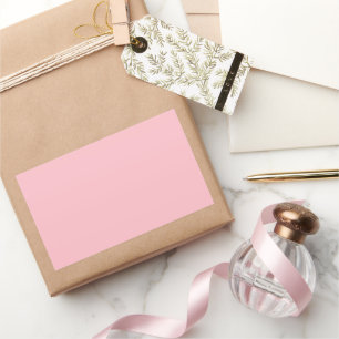 Pink Rectangular Sticker