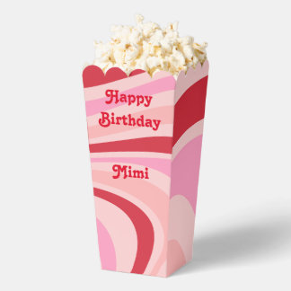 Pink Red Abstract Pattern Trendy Favour Box