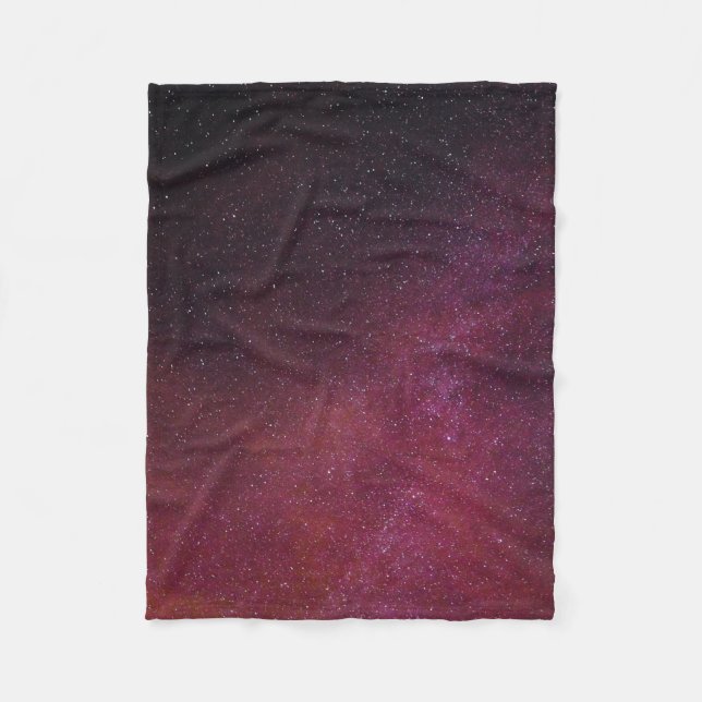 Pink, red, and black digital wallpaper fleece blanket (Front)