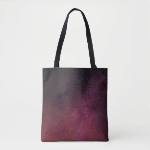 Pink, red, and black digital wallpaper tote bag