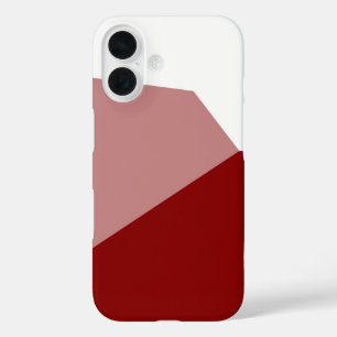 Pink Red and White iPhone 16 Case
