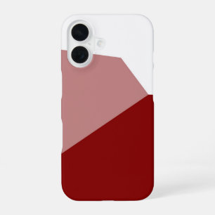 Pink Red and White iPhone 16 Case
