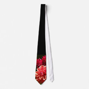"Pink Red Dahlia" Wedding Sash/Tie Tie