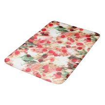 Pink Red Dirty Polka Dot Grunge