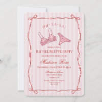 Pink & Red Heart Lingerie Bachelorette Party