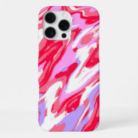 Pink Red Marble Texture Liquid Paint Mixture