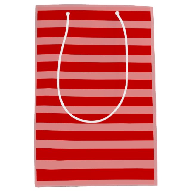 Pink Red  Medium Gift Bag (Front)