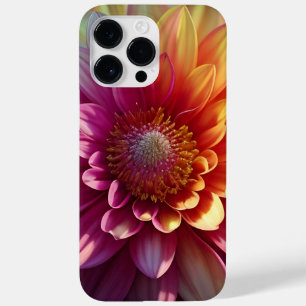 Pink Red Orange Yellow Purple Dahlia Flower Case-Mate iPhone 14 Pro Max Case