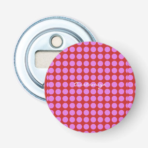 pink/red polka dots Thunder_Cove Bottle Opener