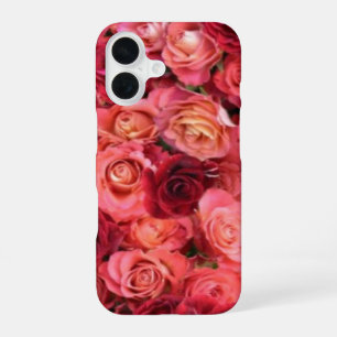 PINK RED ROSE FIELD iPhone 16 CASE
