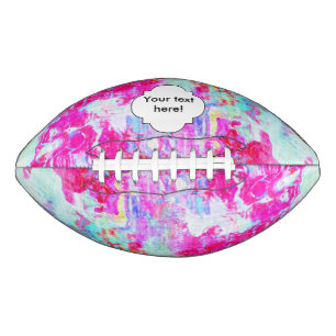 Pink red texture football