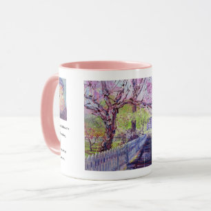Pink Redbud Tree Blossoms At Williamsburg Virginia Mug