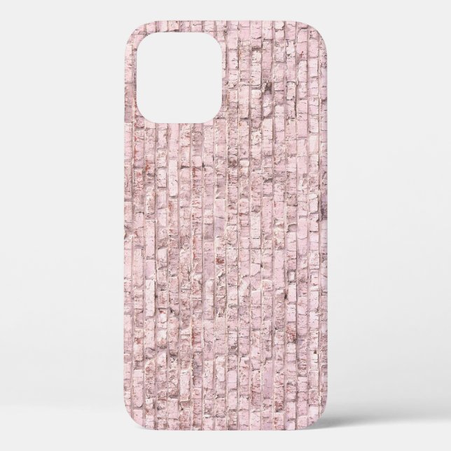Pink Retro Brick: Saturated Abstract Case-Mate iPhone Case (Back)