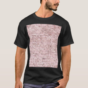 Pink Retro Brick: Saturated Abstract T-Shirt