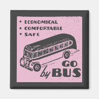 Pink Retro Bus