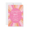 Pink Retro Here Comes the Sun Bridal Shower 