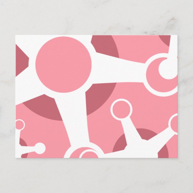 pink retro jax. postcard (Front)