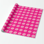 Pink Retro Malibu Seal | Birthday  Wrapping Paper<br><div class="desc">Your friends,  family and/or clients will get a shot of happiness with this pink retro inspired birthday set with a modern punch.</div>