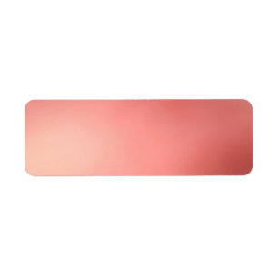 Pink Return Address Label