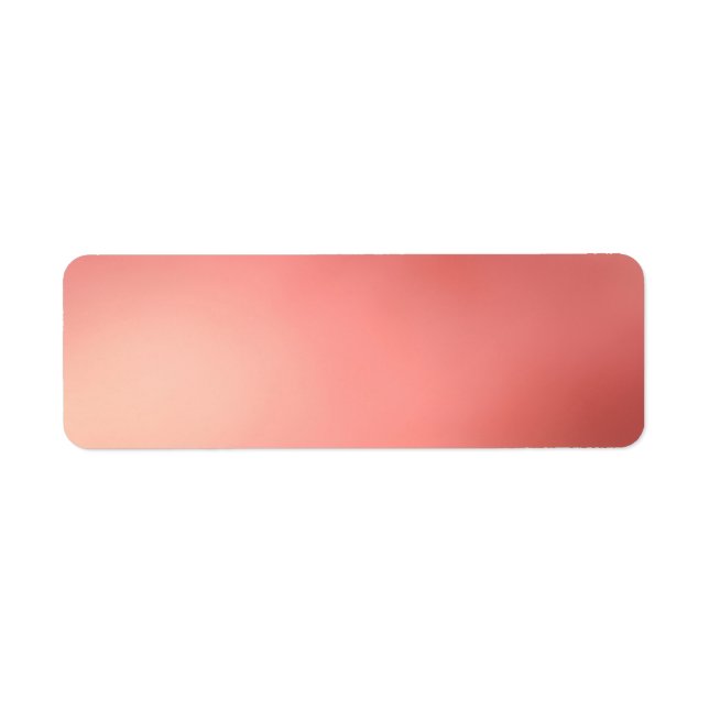 Pink Return Address Label (Front)
