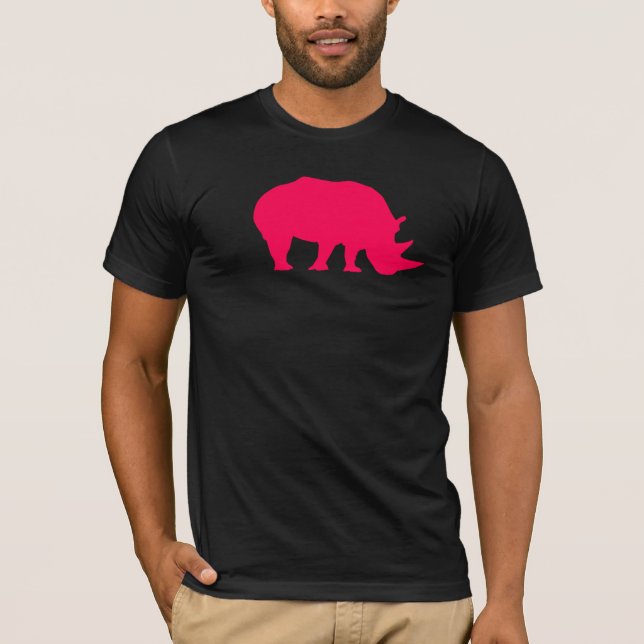 Pink Rhino T-Shirt (Front)