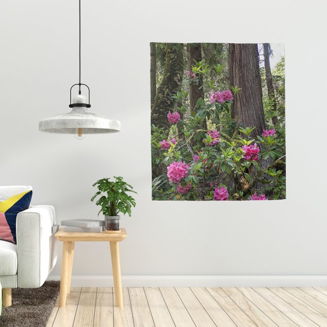 Pink Rhododendrons in a Forest Floral Tapestry (Creator Uploaded)