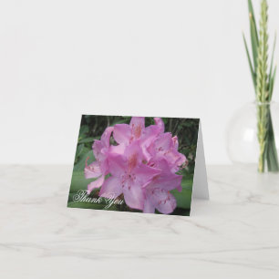 Pink Rhody Thank You Card