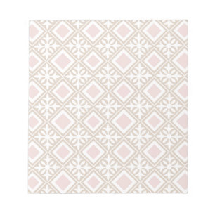 Pink Rhombuses Notepad