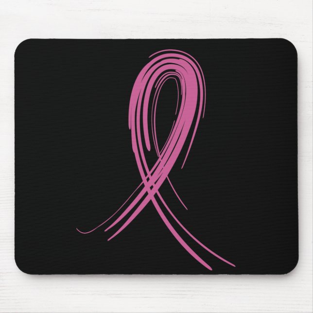 Pink Ribbon 2 Breast Cancer Mouse Pad (Front)