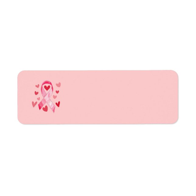 PINK RIBBON Address Labels (Front)