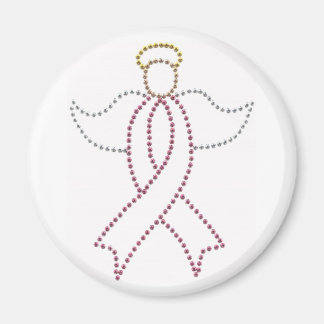 Pink Ribbon Angel Magnet