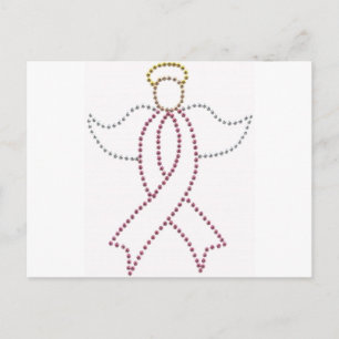 Pink Ribbon Angel Postcard