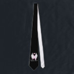 Pink Ribbon Angel Wings Tie<br><div class="desc">www.delightful-doodles.com</div>