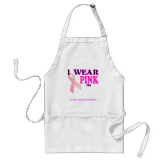 Pink Ribbon Apron Template