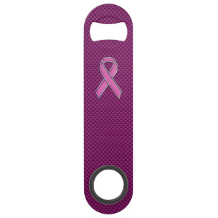 Pink Ribbon Awareness Fuchsia Carbon Fibre