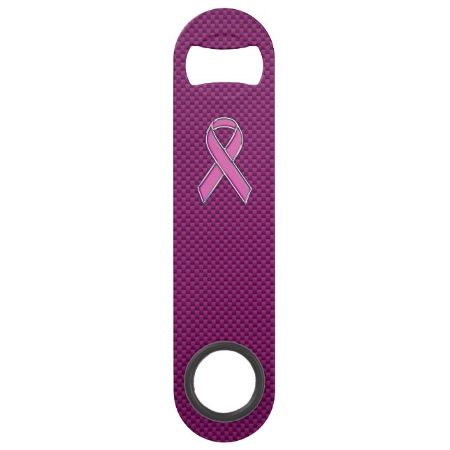 Pink Ribbon Awareness Fuchsia Carbon Fibre (Front)