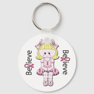 Pink Ribbon Bonnie Keychain