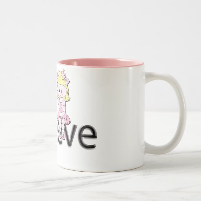 Pink Ribbon Bonnie Mug (Right)