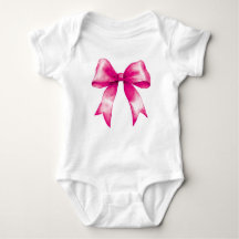 Pink ribbon bow