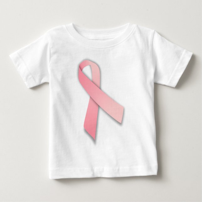 PINK RIBBON Breast Cancer Awareness Baby T-Shirt (Front)